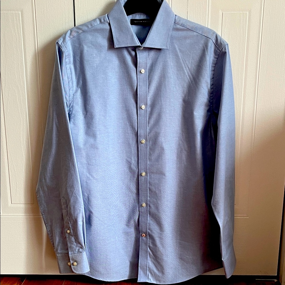 Tommy Hilfiger Sky Blue Men's Dress Shirt